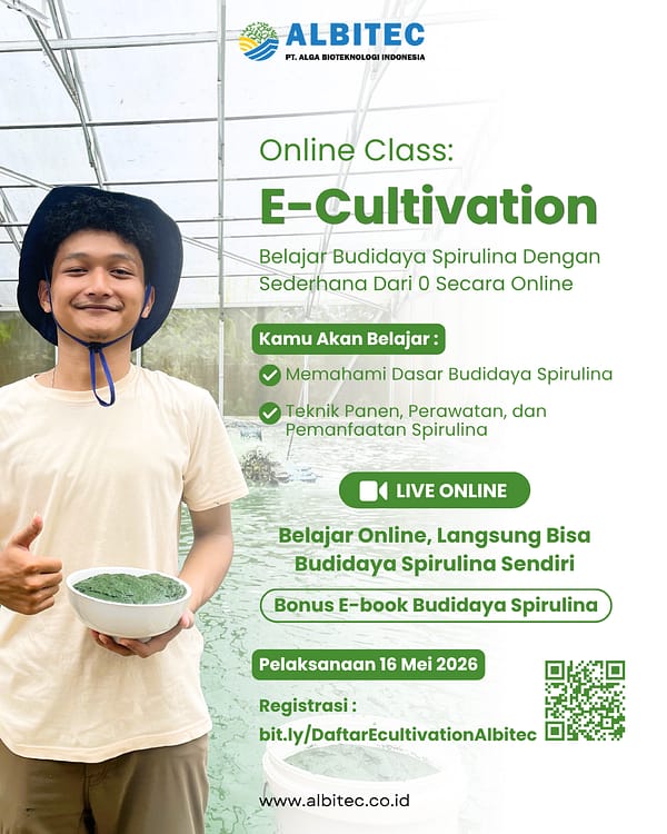 Kelas Online E-Spirulina + E-Book - Albitec